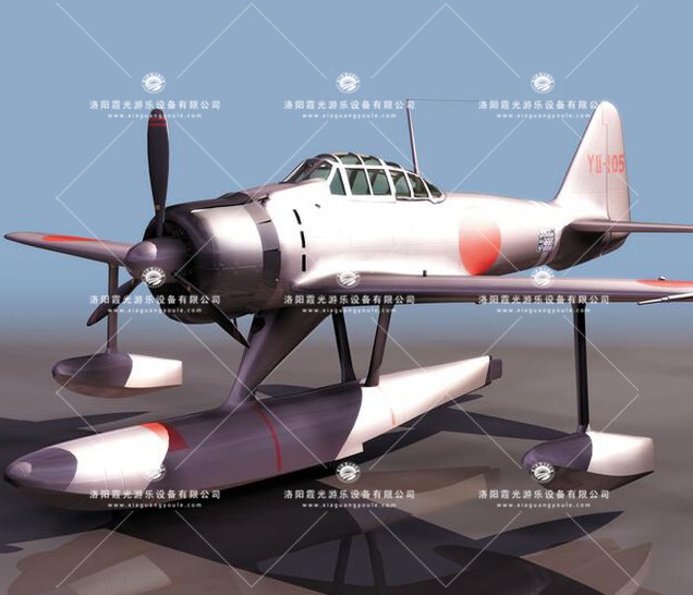 长丰镇3D模型飞机_